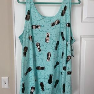 Lane Bryant pineapple tank